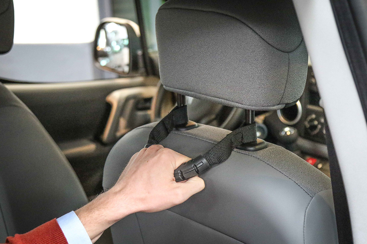 Poignée de Support de Voiture ， Poignée de Porte d'assistance de Voiture  Sangle réglable Sangle réglable Support d'outil de Porte de Voiture Poignée  d'aide de Soutien Dispositifs d : : Auto et