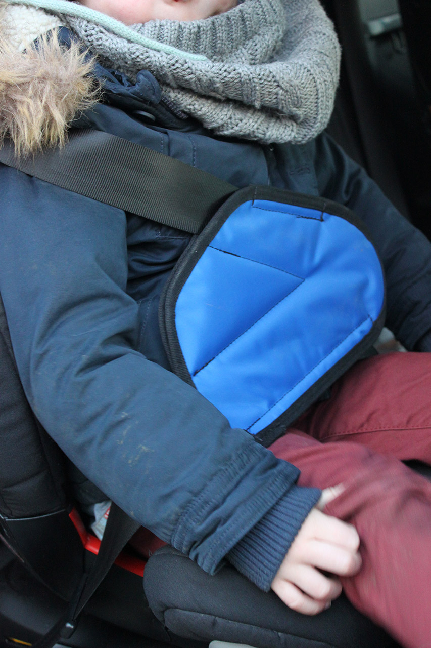 Guide Ceinture De Sécurité Pour Enfant Eximtrade - Ajustable, Protection Cou Et Visage, Compatible Toutes Ceintures