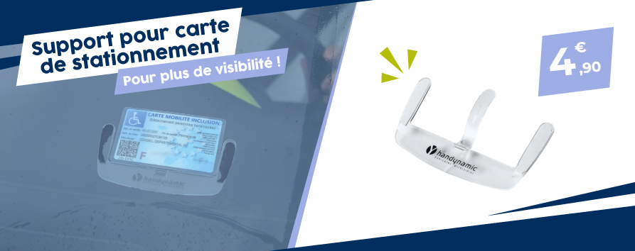 Support pour carte de stationnement