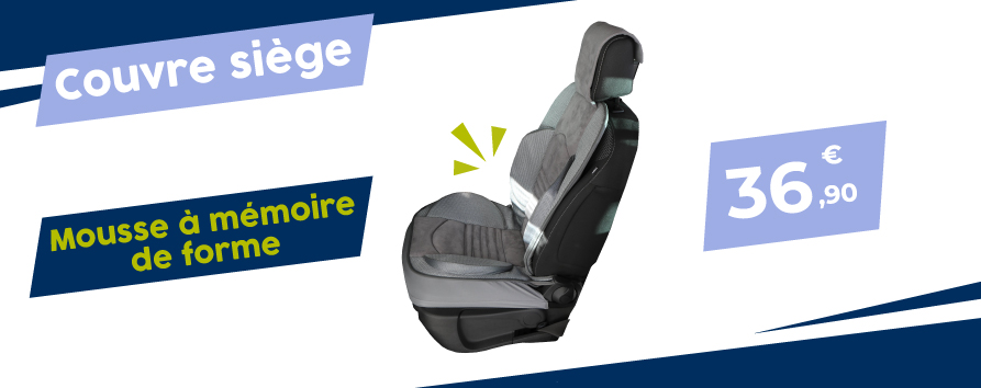 Couvre siège voiture grand confort