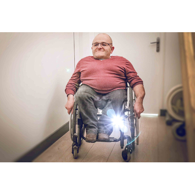 Kit éclairage LED pour fauteuil roulant