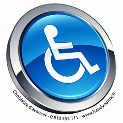 Support pour carte de stationnement handicap, ticket de parcmètre