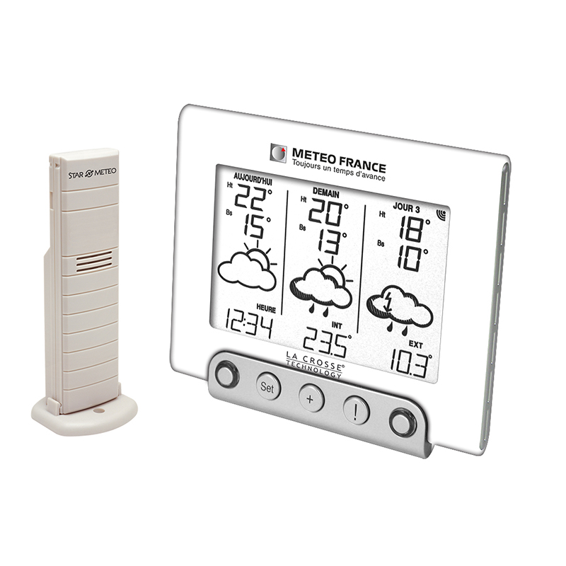 Station Météo France - WD9542 - Blanc - Stations Météo/Stations