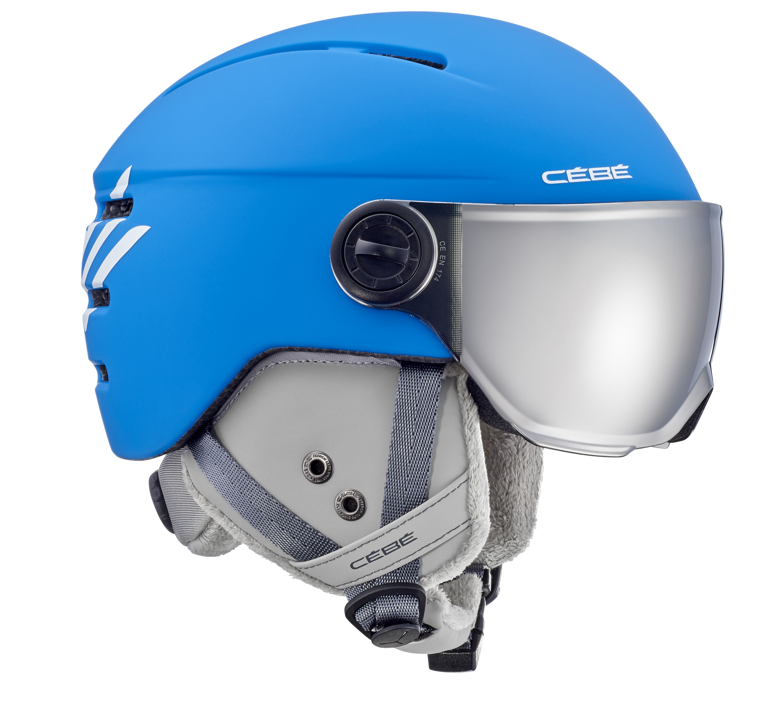Masque de ski Neuf Cébé Bionic Blue Junior Catégorie 2 tout temps