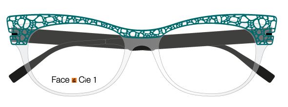 Clip Face & Cie - CIE168 BC - Bleu Canard