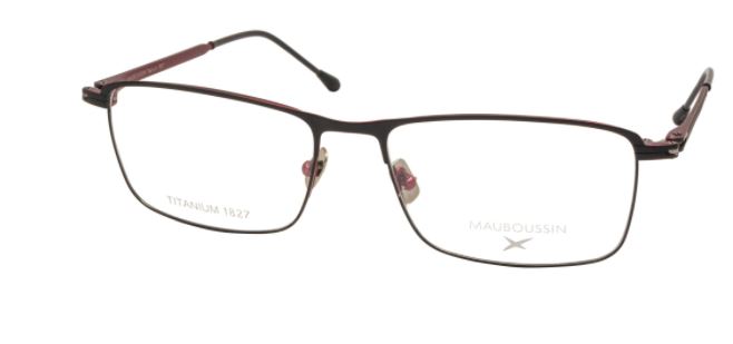 Lunette de vue MAUBOUSSIN Homme - MTi 2105 03 - NOIR ROUGE