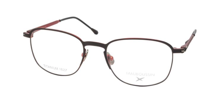 Lunette de vue MAUBOUSSIN Homme - MTi 2106 01 -NOIR ROUGE
