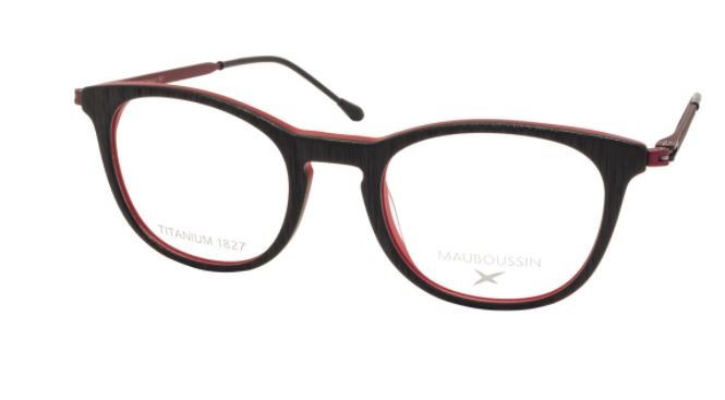 Lunette de vue MAUBOUSSIN Homme - MTi 2107 02 -NOIR ROUGE