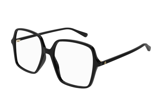 Lunette de vue Gucci GG1003O-001 53 BLACK TRANSPARENT