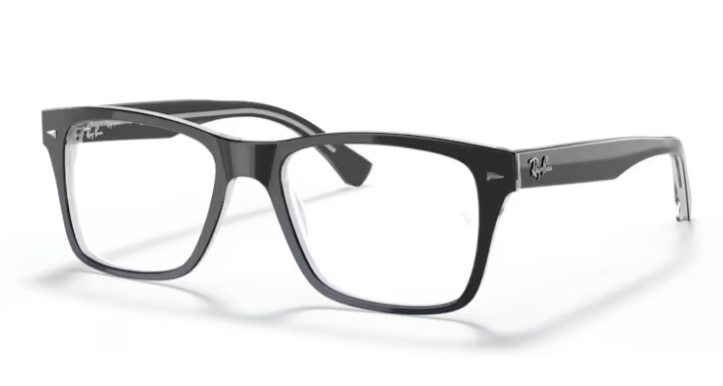 Lunette de vue RayBan 0RX5308 2034 - Noir sur transparent