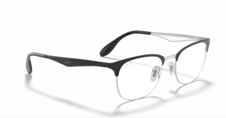 Lunette de vue RayBan 0RX6346 2861 - Noir sur argent