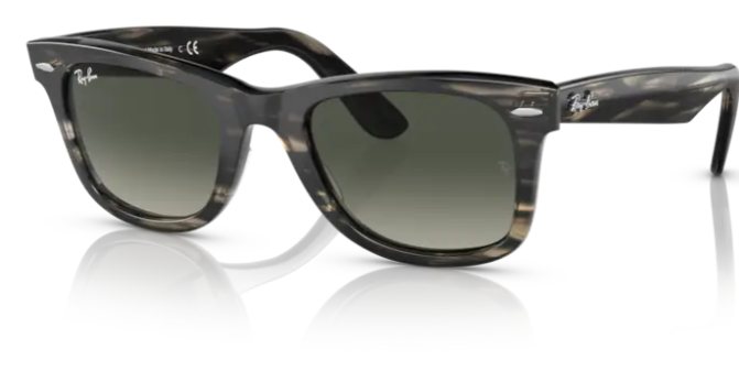 Lunette de soleil - Ray Ban - RB2193 - 138171 - Rayé gris et bleu
