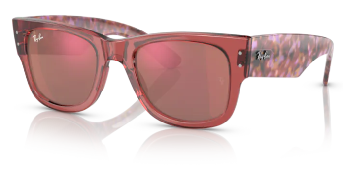 Lunette de soleil - Ray Ban - RB0840S - 66372K - Rose transparent