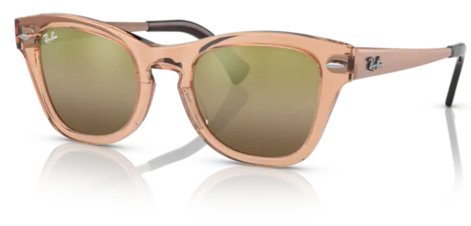Lunette de soleil - Ray-Ban - 0RB0707SM - 6449G7 - transparent marron
