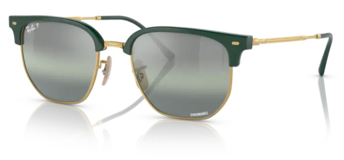 Lunette de soleil - Ray Ban - RB4416 - 6655G4 - Haut vert sur doré