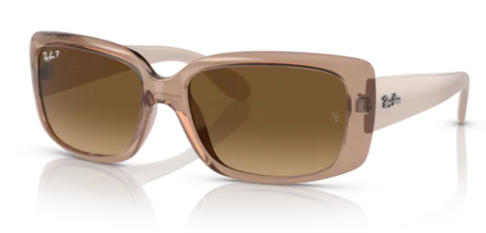 Lunette de soleil - Ray Ban - RB4389 - 6644M2 - Transparent marron