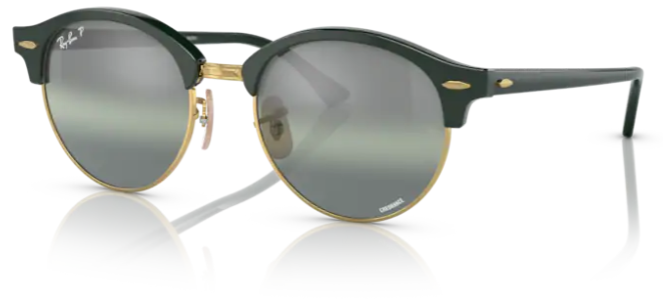 Lunette de soleil - Ray Ban - Rb4246 - 1368G4 - Haut vert sur doré