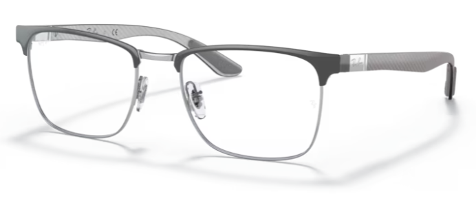 Lunette de vue - Ray Ban - RX8421 - 3125 - Gris sur argent