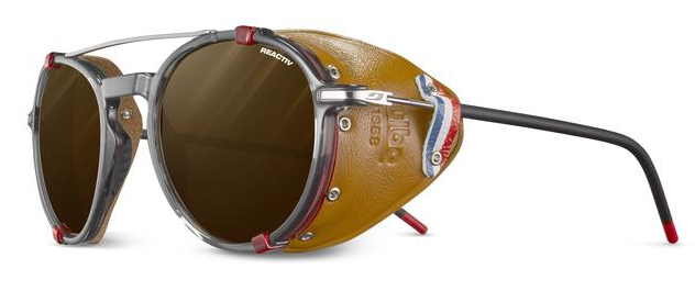 Lunette Julbo - Legacy - J5645014 - Noir translucide / Rouge / Marron - REACTIV 2 - 4 polarized