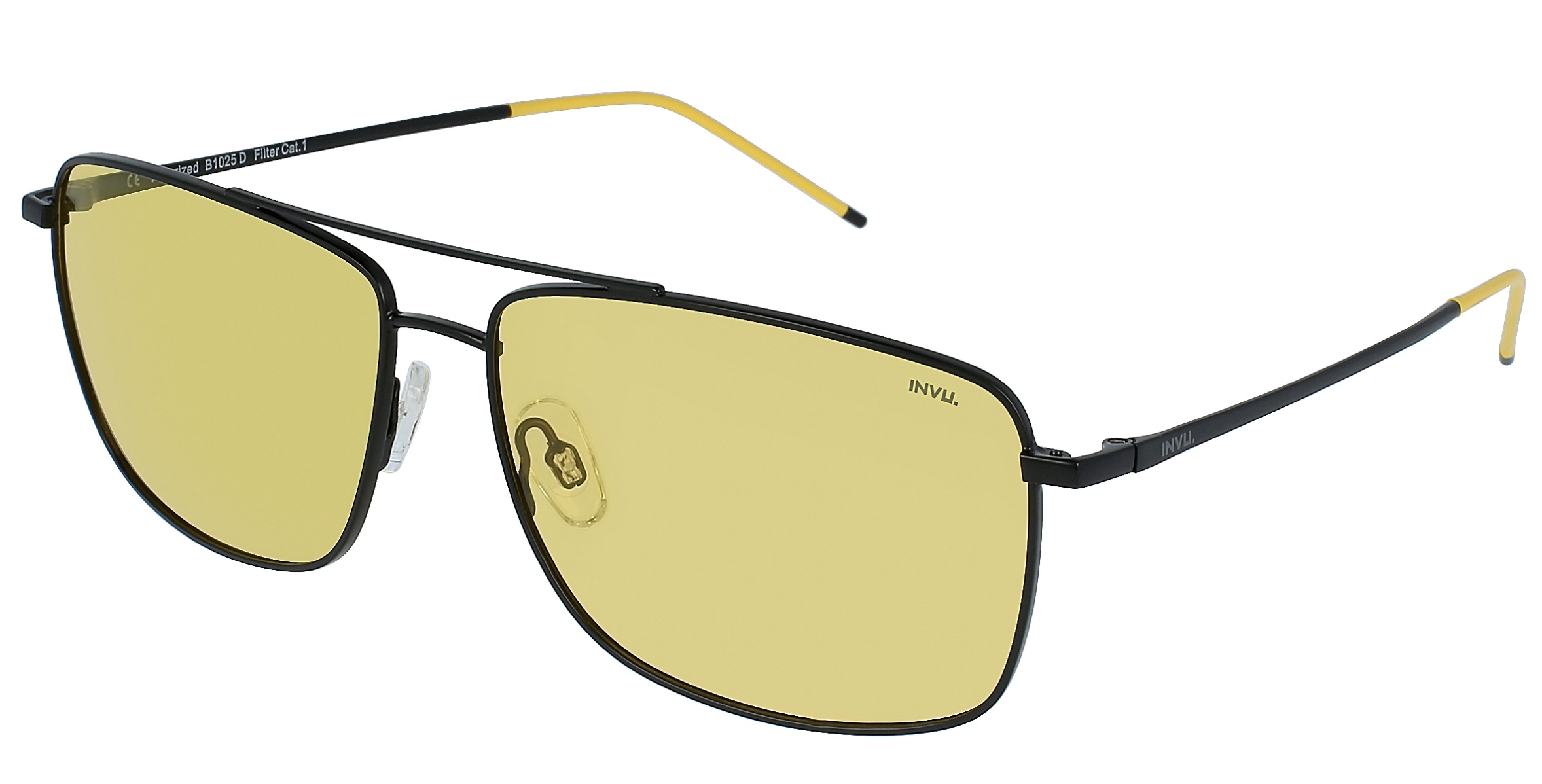Lunette de soleil Invu B1025 D NOIR MAT