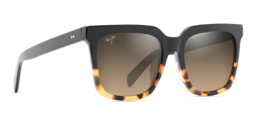 Lunette de soleil - Maui Jim - Rooftops -  HS898-10 - Noir avec écaille