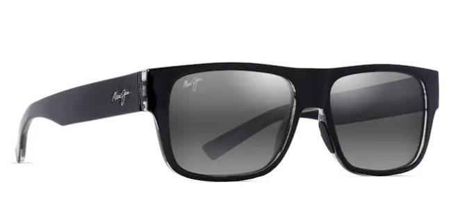 Lunette de soleil - Maui Jim - Keahi - 873-02 - Noir brillant