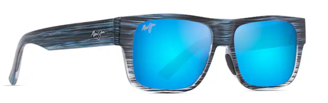 Lunette de soleil - Maui Jim - Keahi - B873-03 - Rayure bleu