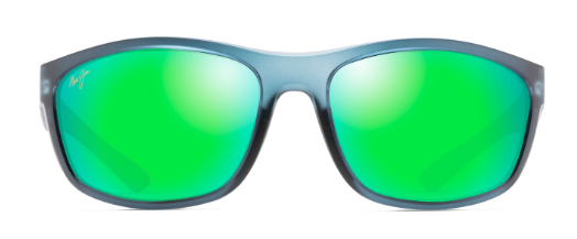 Lunette de soleil - Maui Jim - Nuu Landing - GM869-03 - Sarcelle matte avec aigue-marine caoutchouc