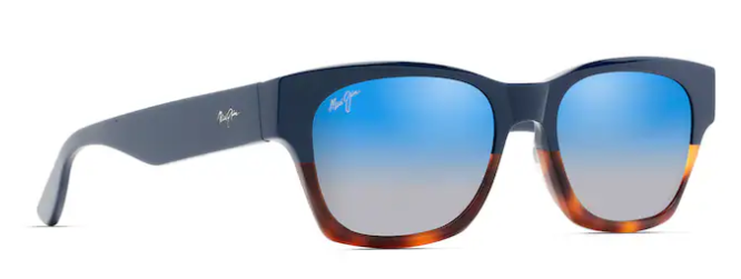 Lunette de soleil - Maui Jim - Valley Isle -  DBS780-03 - Marine avec écaille de tortue