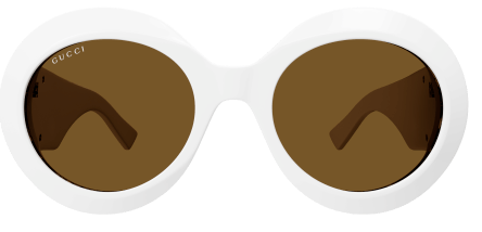 Lunette de soleil - Gucci - GG1647S-003 - Blanc/Brun
