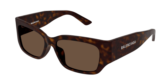 Lunette de soleil - Balenciaga - BB0331SK - 002 - Havane