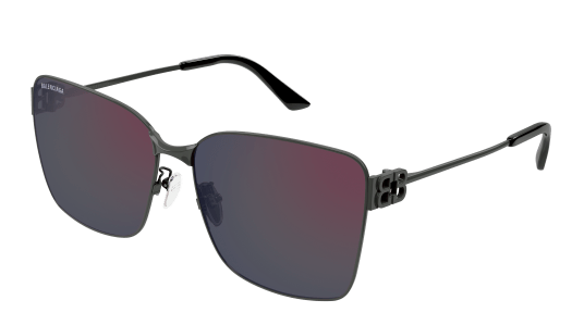 Lunette de soleil - Balenciaga - BB0338SK - 002 - Ruthénium