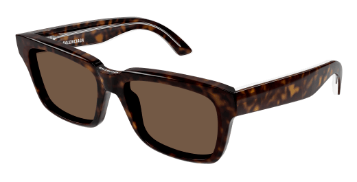 Lunette de soleil - Balenciaga - BB0346S - 002 - Havane