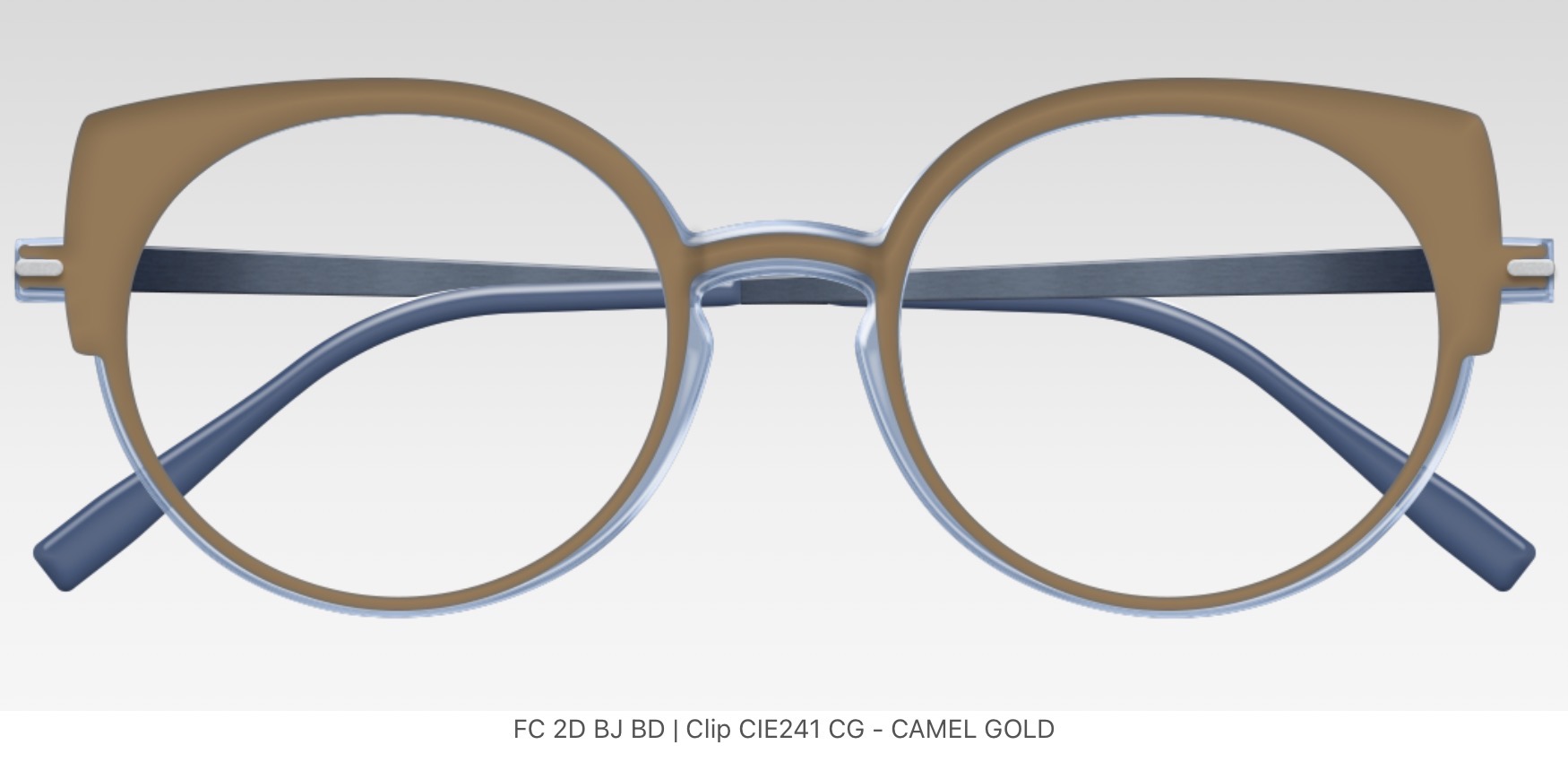Clip CIE241 CG - CAMEL GOLD