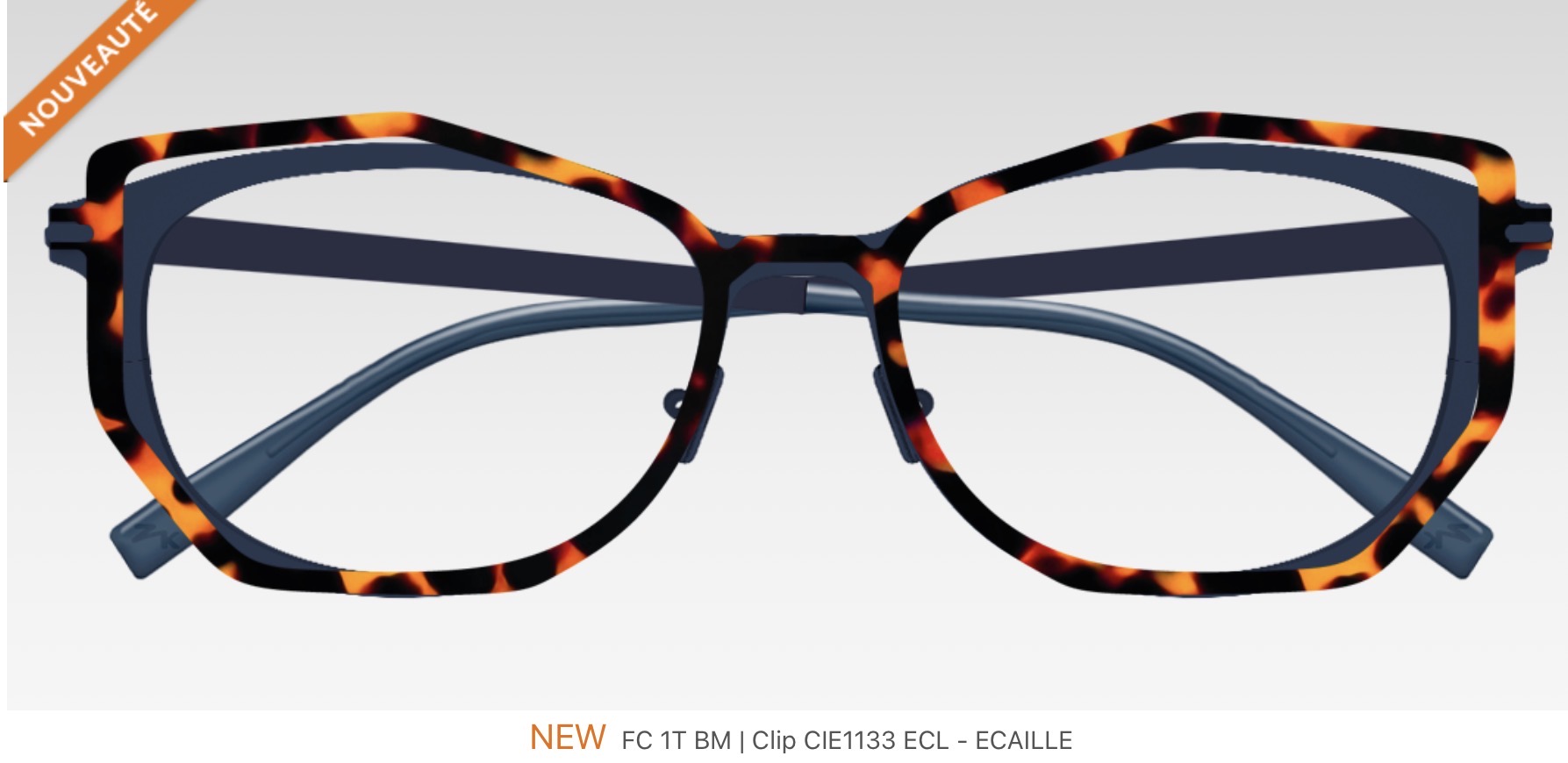 Clip Face & Cie - CIE 1133 ECL - Ecaille