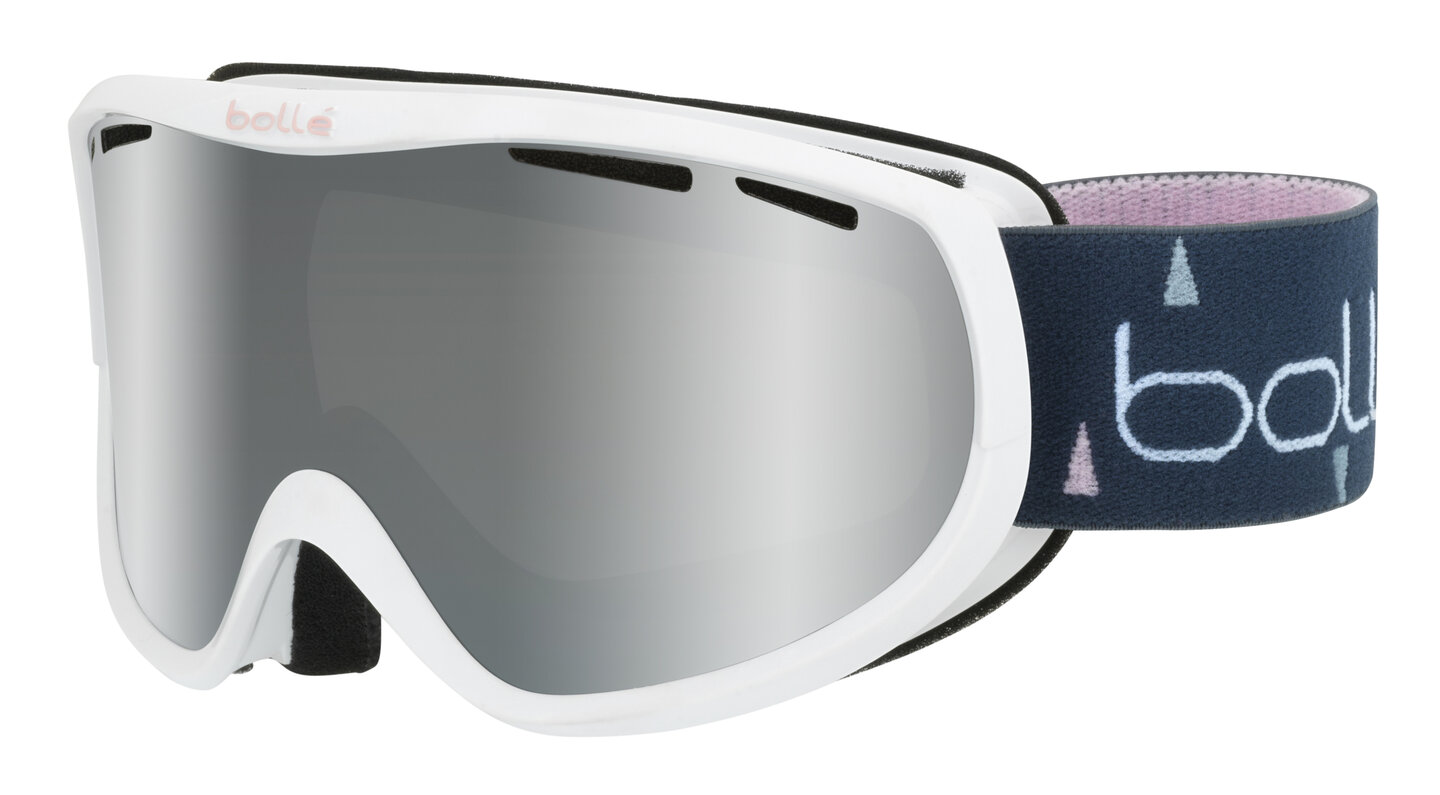 Bollé Masque De Ski Sierra Shiny Black/Gold Sunshine – Verres SLF Cat. 3, Anti-buée & Anti-rayures, Confort Optimal Pour Journées Ensoleillées