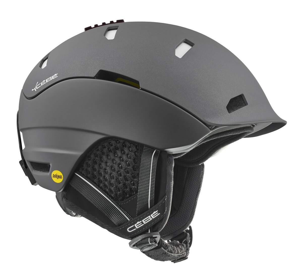 Casque De Neige Cébé Dusk Lite – ABS, Ventilation Passive, Ajustement Fine Tuning, Noir Mat, Taille M, Unisexe