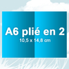A6 plié en 2