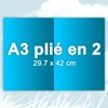 Dépliant A3 plié en 2
