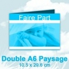 FairePart Double A6 Paysage