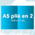 A5 plié en 2