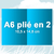 A6 plié en 2