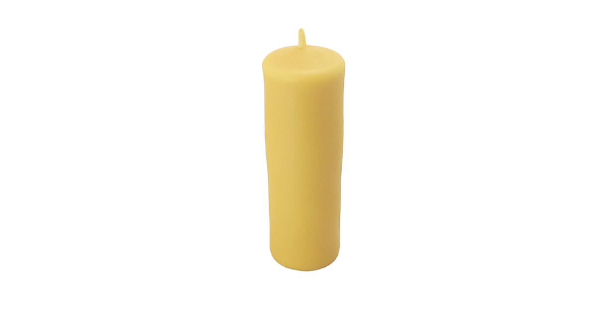 Bougie Pilier Extra Large 100% Cire D'Abeille Pure - 80 Heures Combustion - Sans Parfum - Urgences & Ambiance