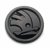 Emblème badges de capot et coffre Skoda noir glossy full black