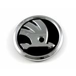 Emblème / badges de capot et coffre Skoda Black et Silver Noir et argent