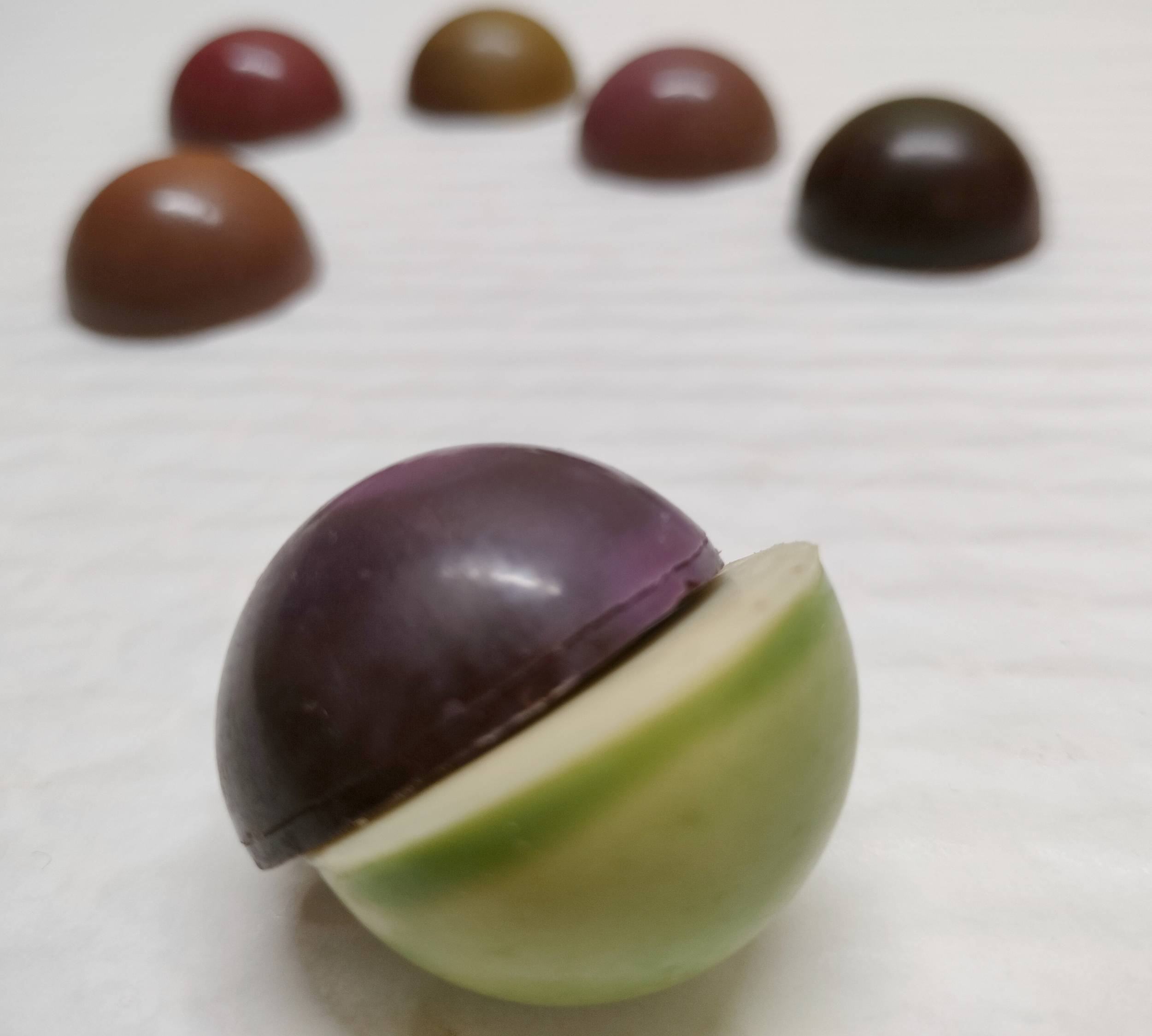 Perle chocolat poire poivre de Séchuan Citron vert 2