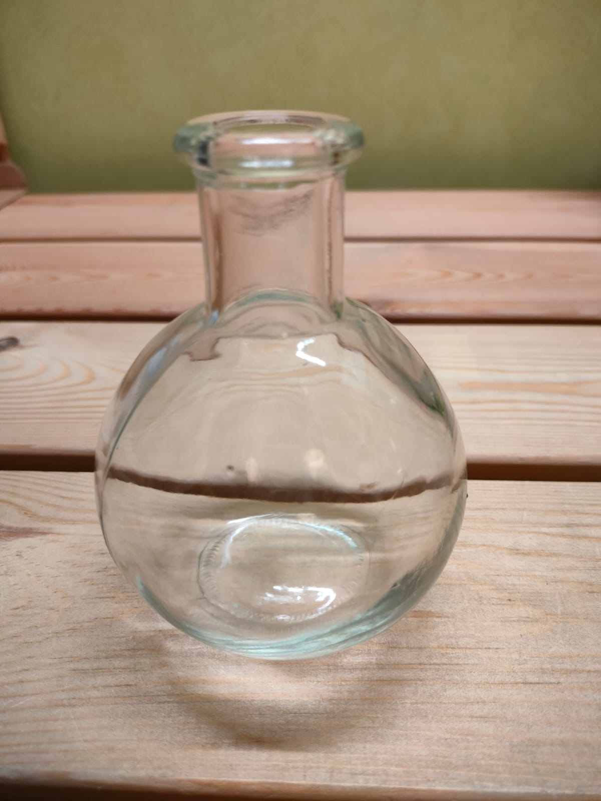 Vase boule verre