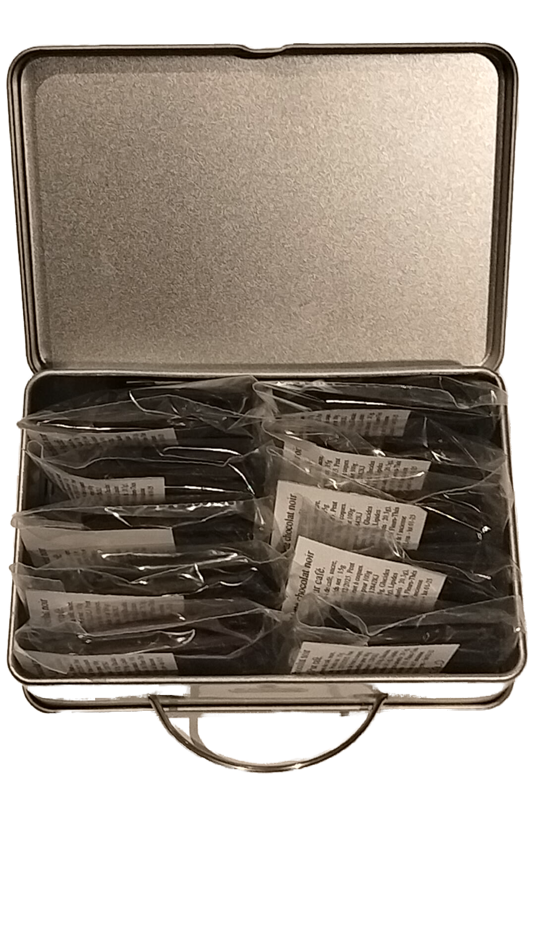 Valisette mini tablette chocolat pures origines