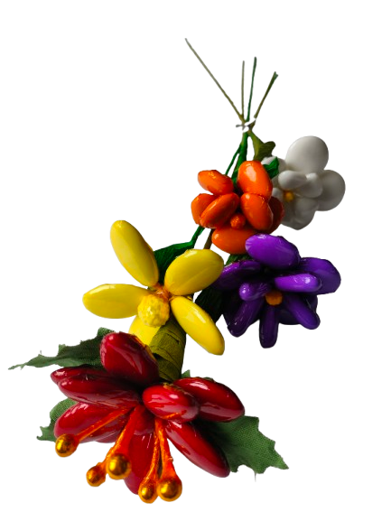 Bouquet Noël en couleurs dragées chocolat