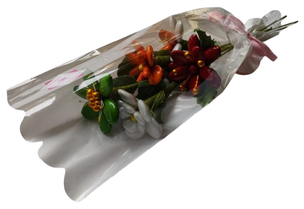 Bouquet Noël surprise dragées chocolat emballé